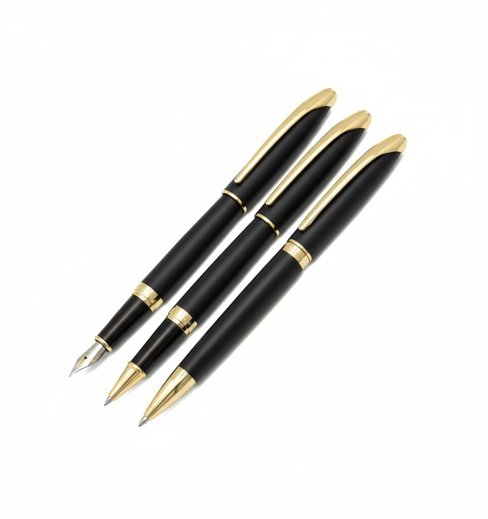 Ring Matt Black Gold - Angle 1